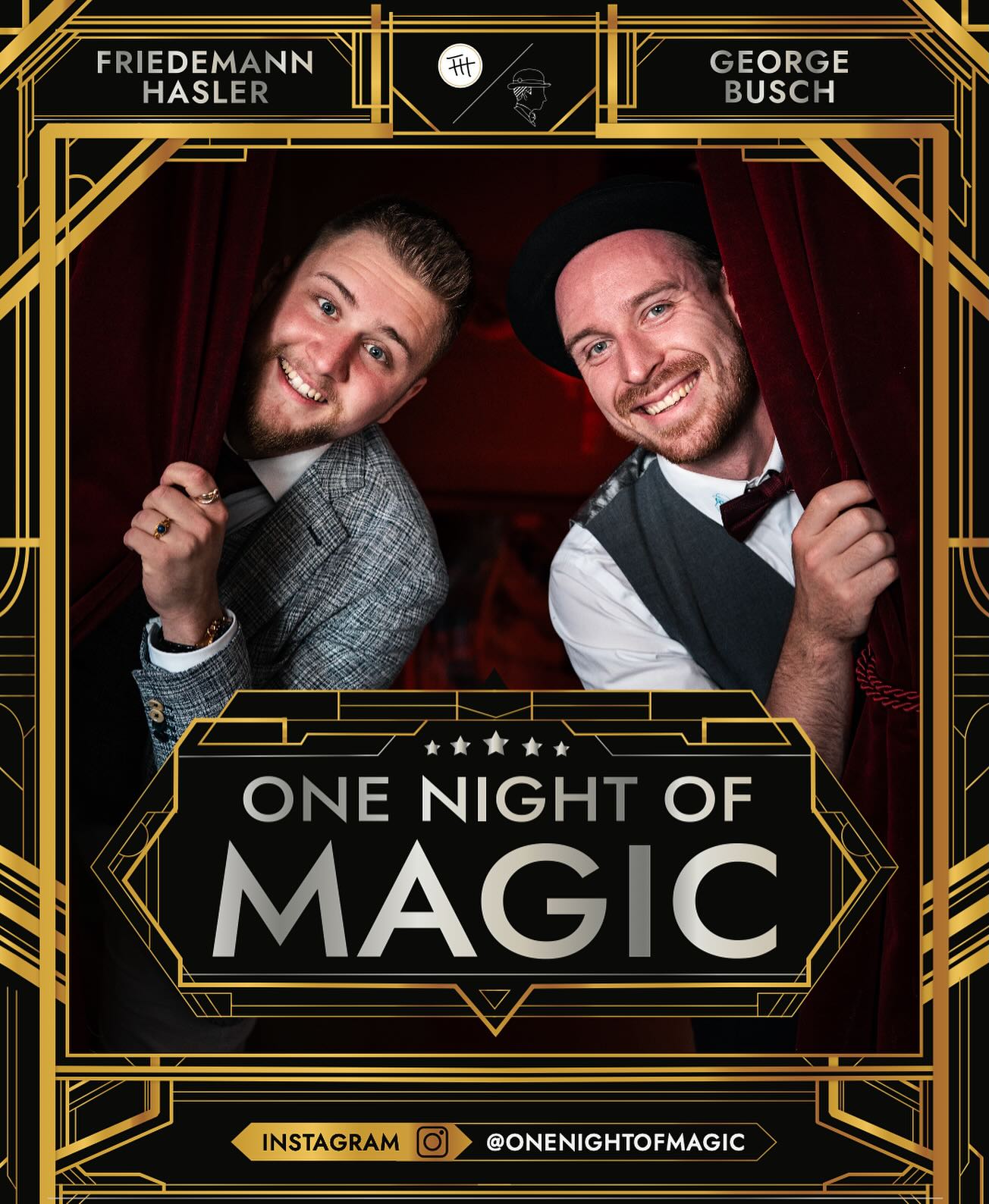 One Night Of Magic Cover mit George Busch und Friedemann Hasler
